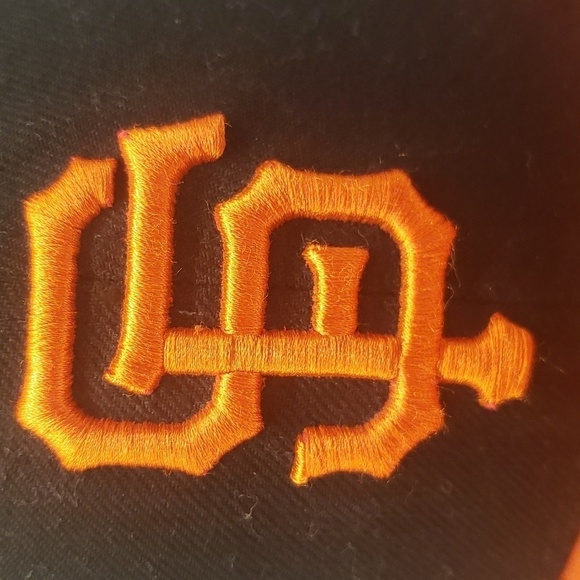 NEW Era Official On-Field Cap San Francisco Giants Baseball Cap Black Oran - Picture 6 of 9